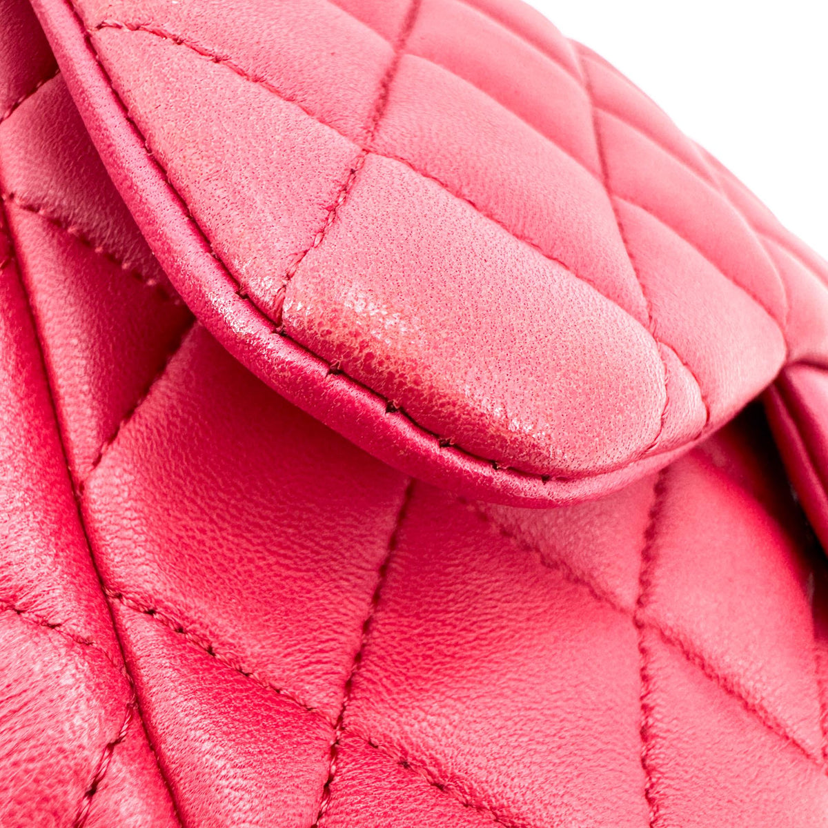 Chanel Quilted Lambskin Mini Drawstring Backpack Pink Champagne Gold