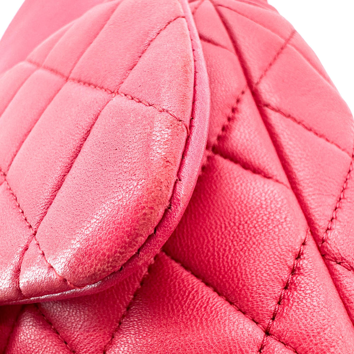 Chanel Quilted Lambskin Mini Drawstring Backpack Pink Champagne Gold