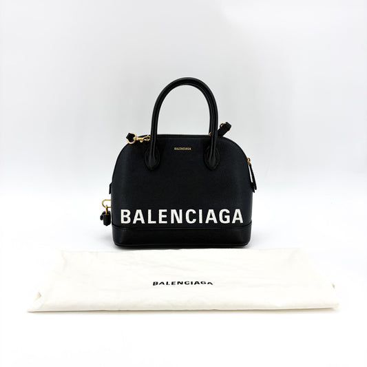 Sac à poignée Balenciaga Bill S noir