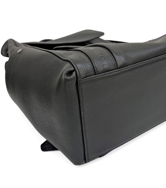 Dior Black Leather Saddle Backpack
