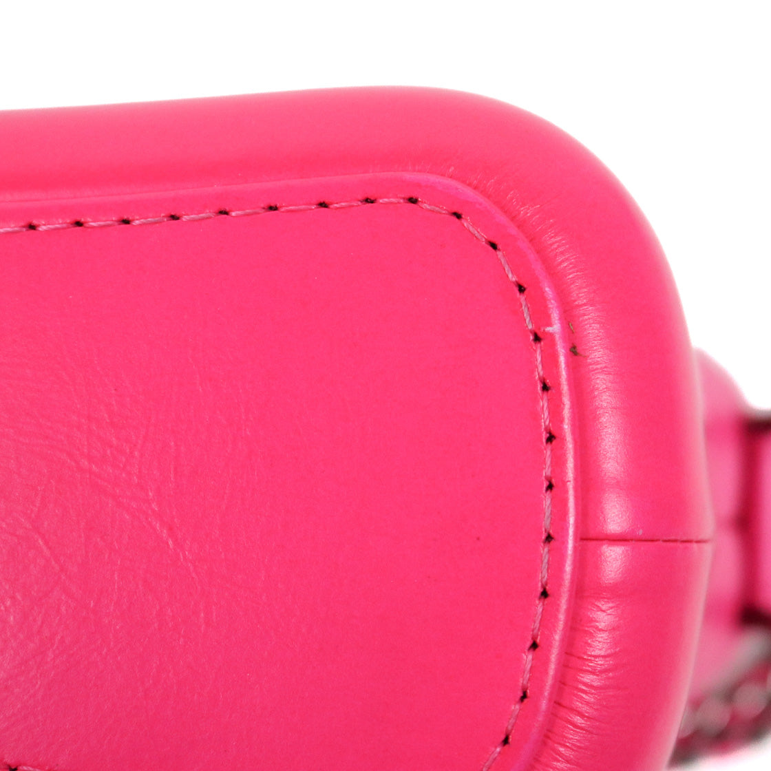 Chanel Neon Pink Small Gabrielle Hobo Bag