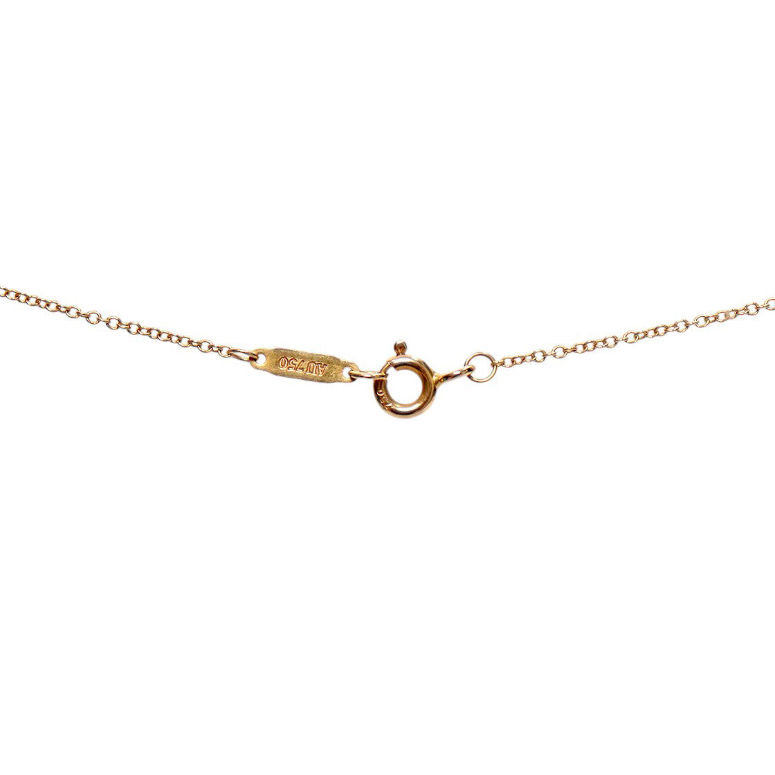 Tiffany 18K Double Heart Necklace