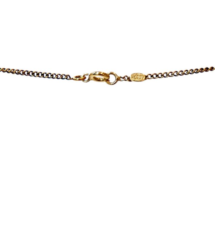 Chanel Glitter CC Gold Necklace