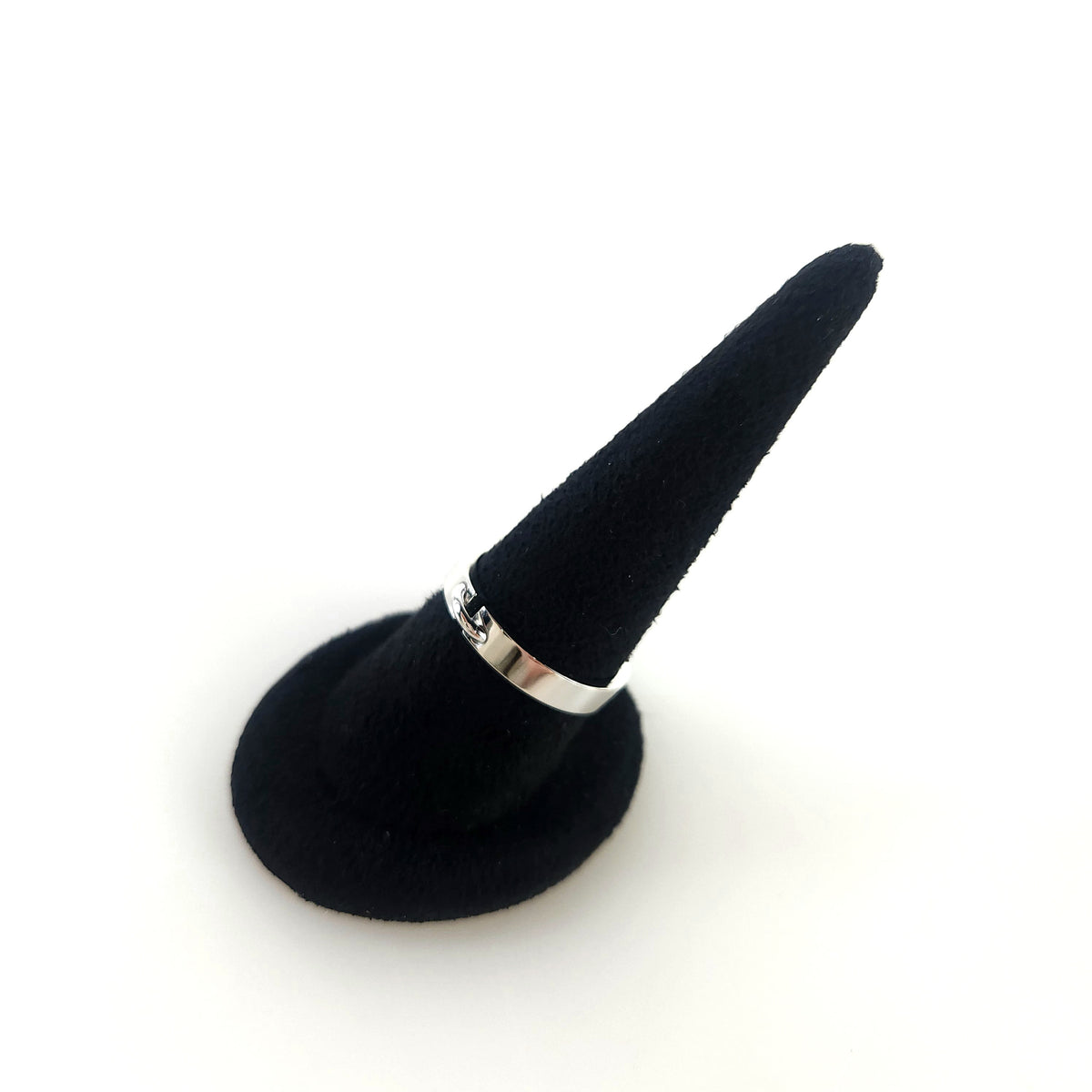 60 Liens Évidence White Gold 4mm Ring