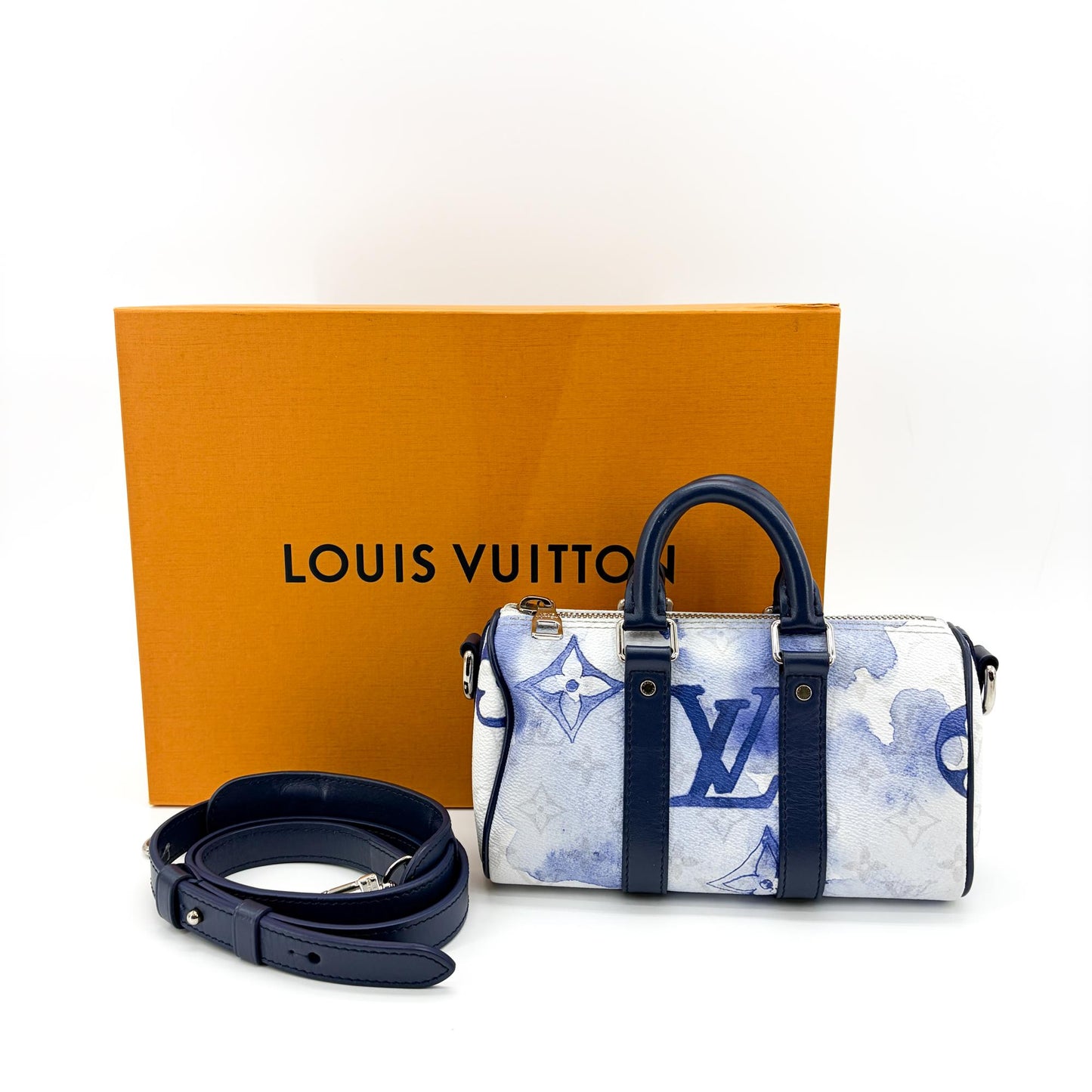 Louis Vuitton Keepall XS Monogram Watercolor Blue