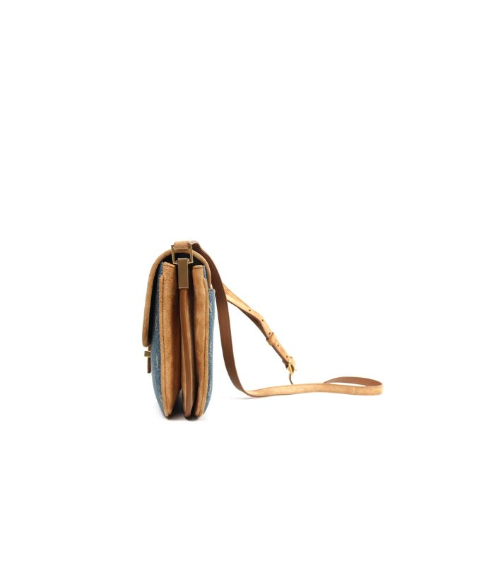 Saint Laurent Denim Shoulder Bag