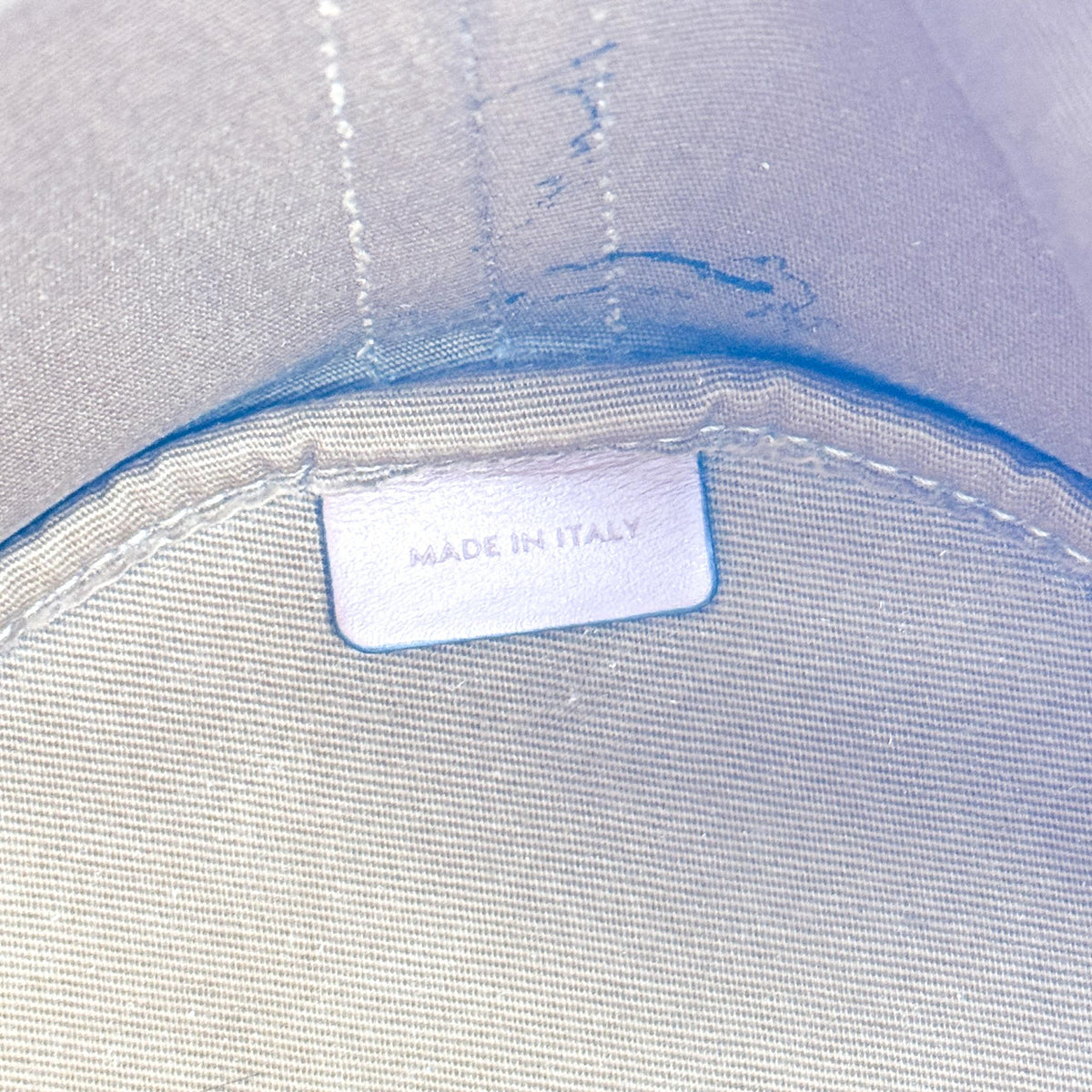Celine Triomphe Canvas Small Bucket Bag Tan