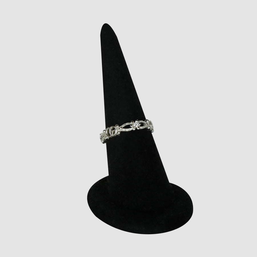 15 Flora Diamond White Gold Ring YBC629827002