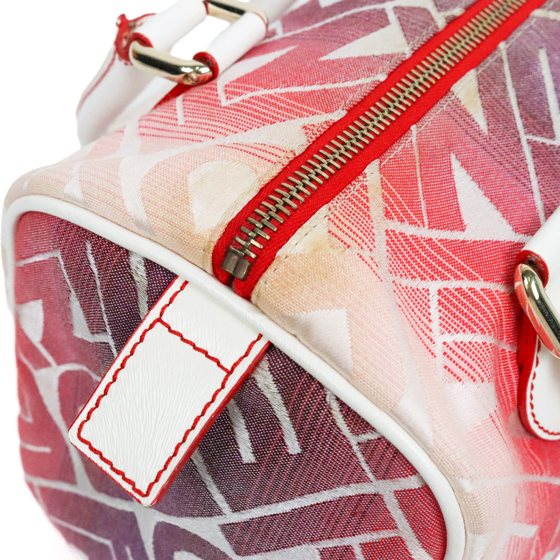 Fendi White Ombre Boston Bag