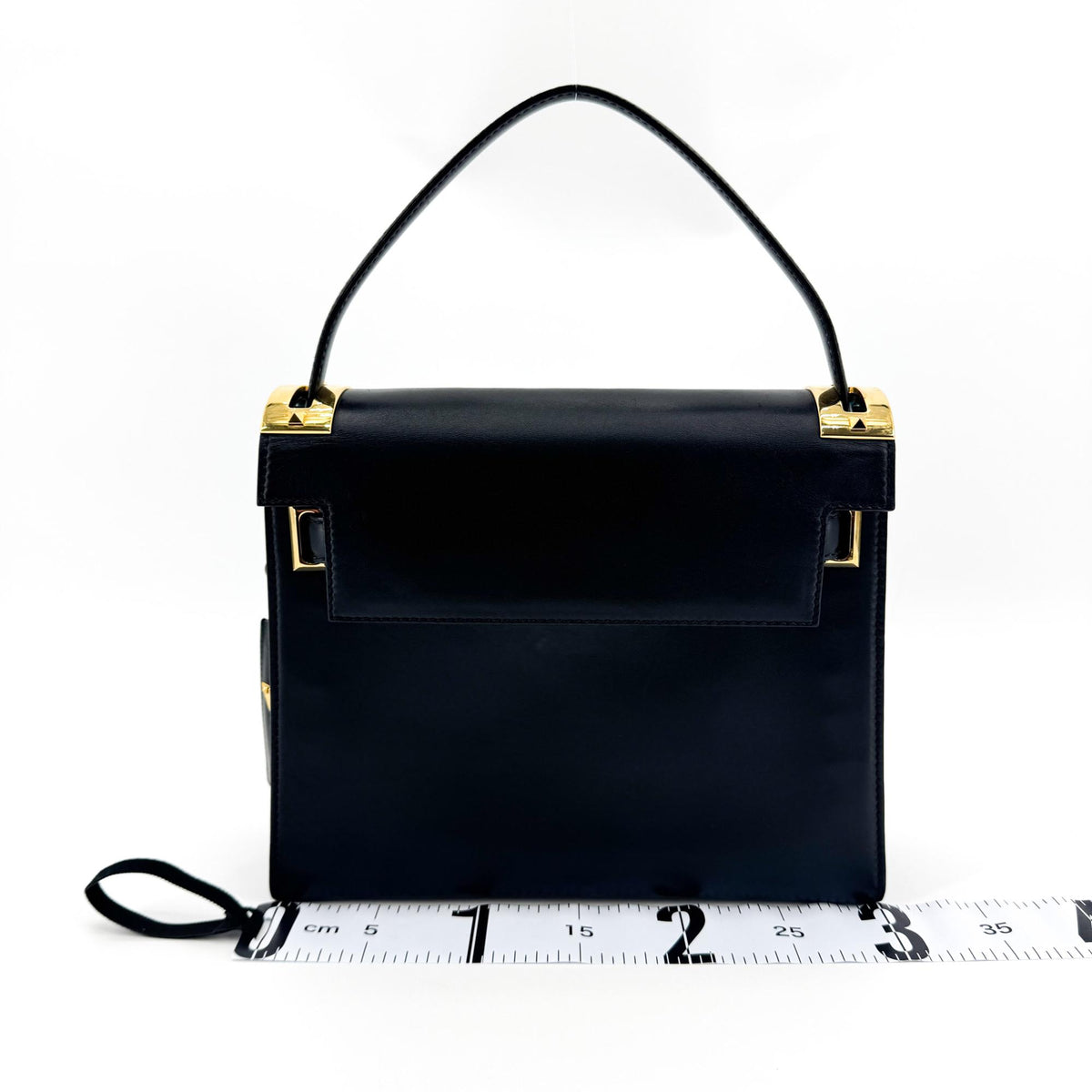 Valentino Rockstud Shoulder Bag Black with Gold Hardware