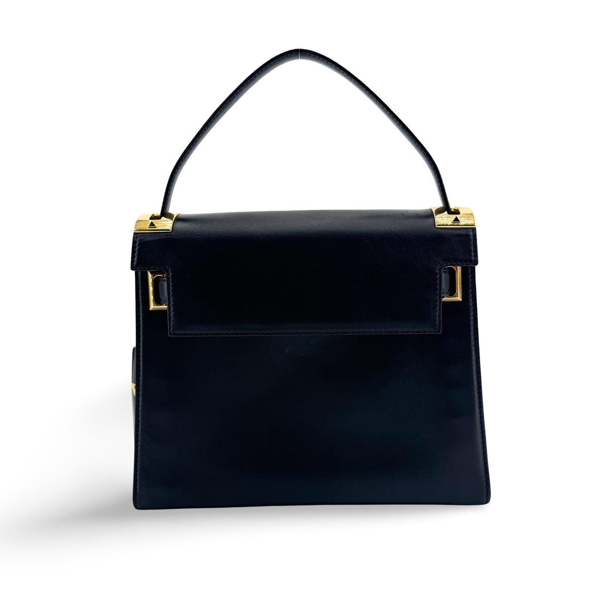 Valentino Rockstud Shoulder Bag Black with Gold Hardware