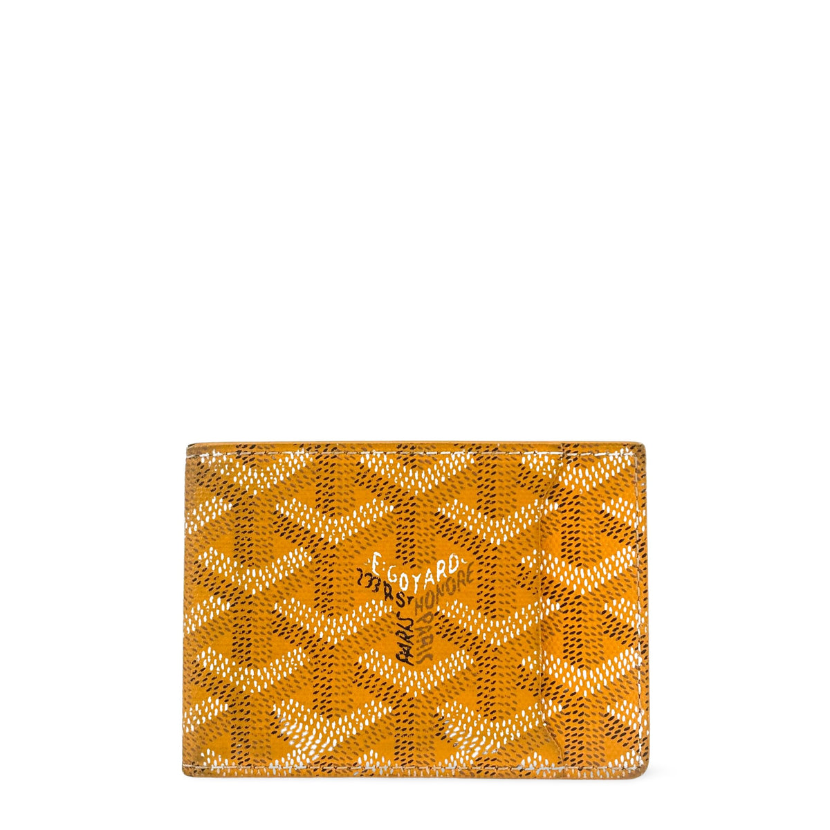 Goyard Insert Victoire Card Holder Yellow