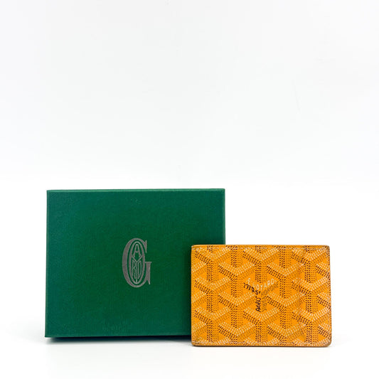 Goyard Insert Victoire Card Holder Yellow
