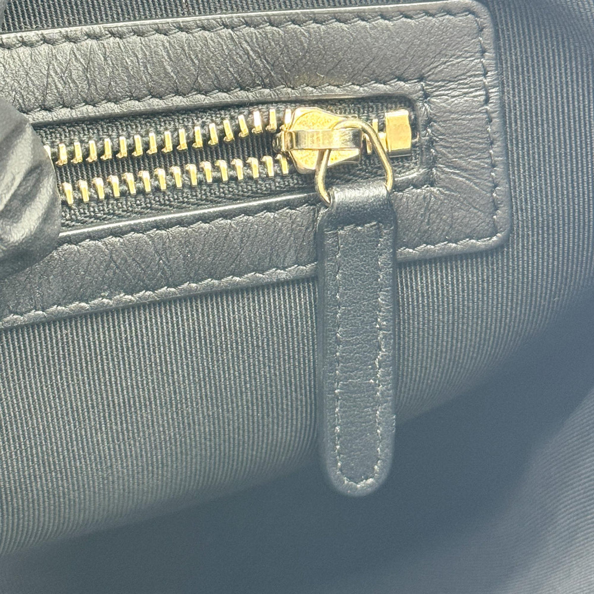 Chanel Boy Caviar Large Clutch Gold Hardware Black