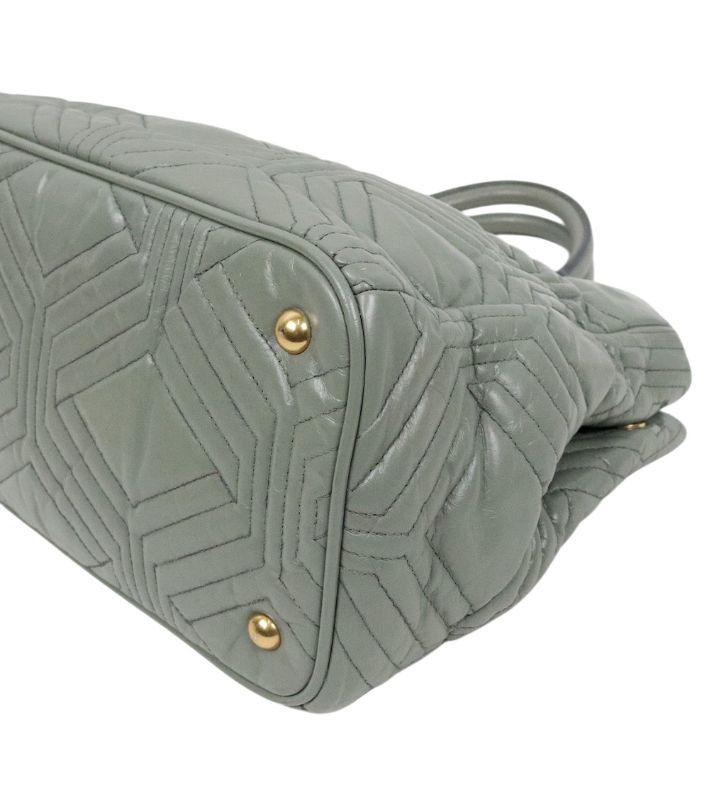 Miu Miu Mint Quilted 2-Way Bag