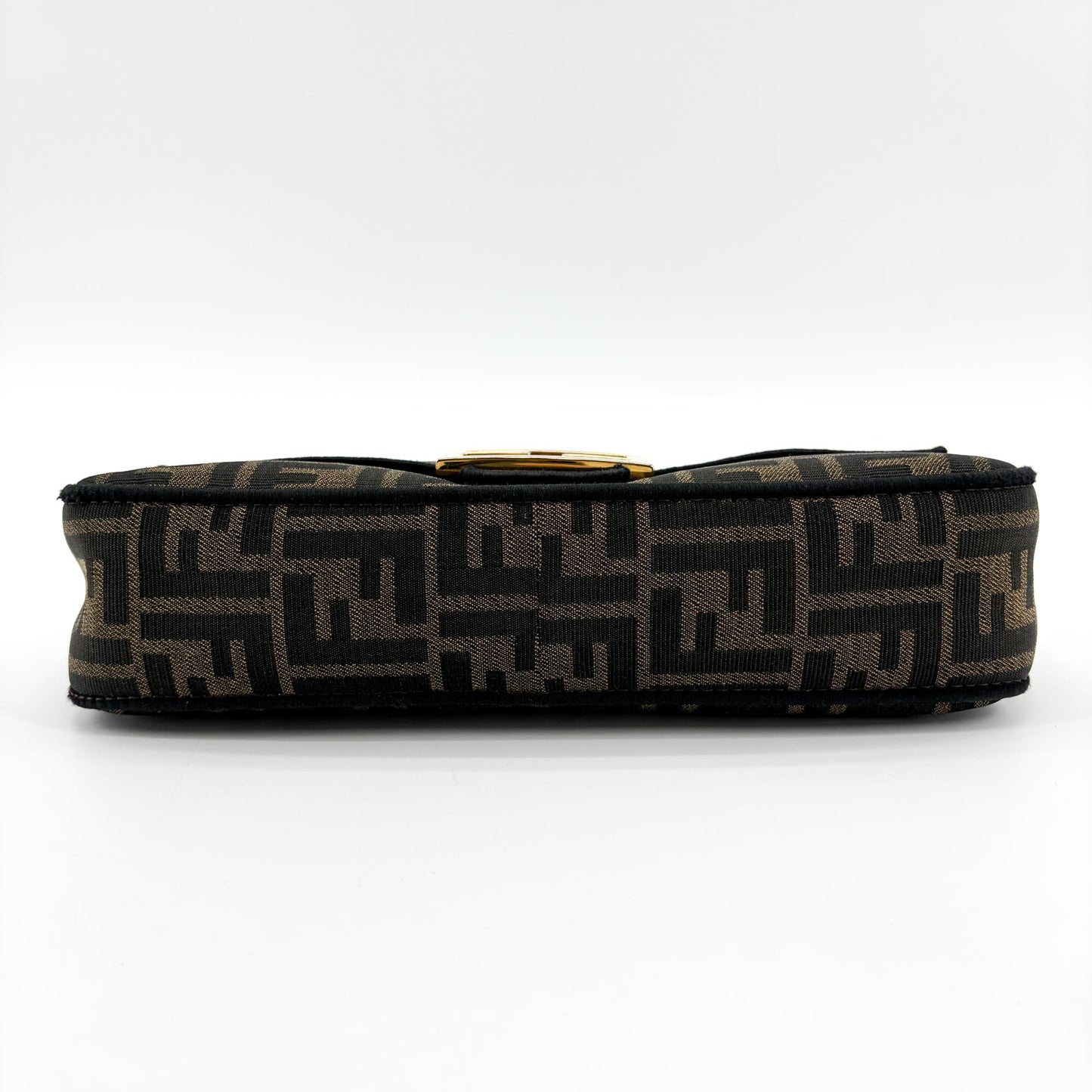 Fendi Zucca Canvas Baguette Bag Brown
