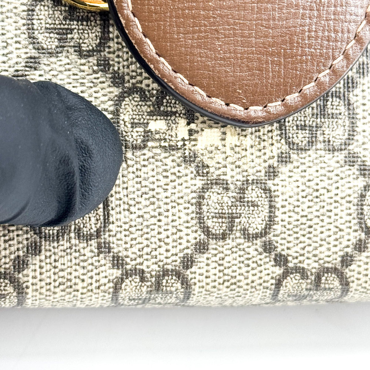 Gucci Horsebit 1955 Mini Crossbody Bag Beige Brown