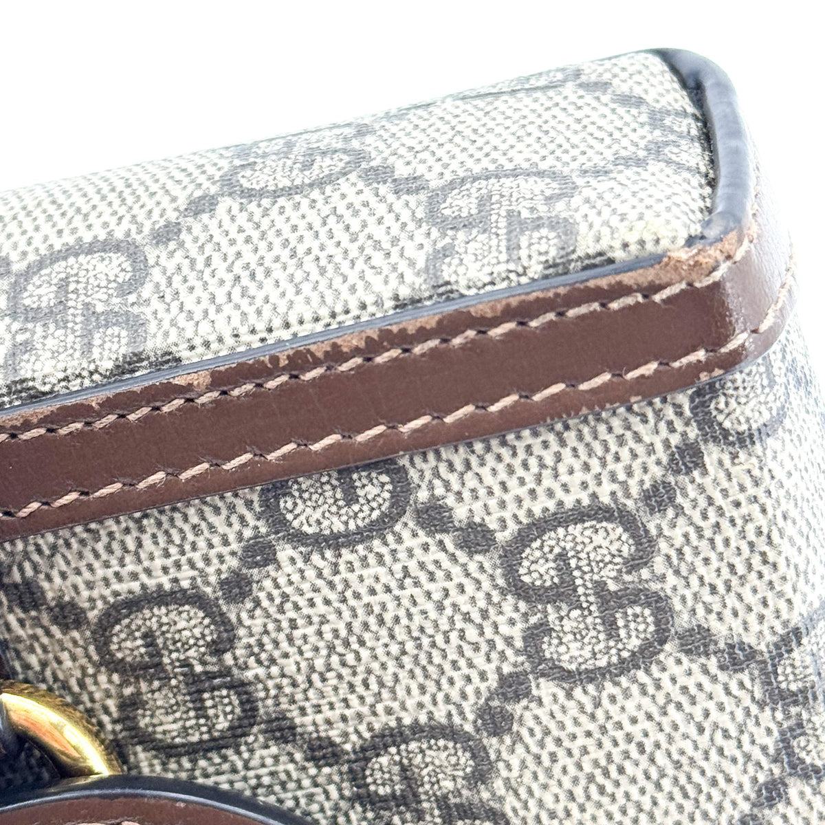 Gucci Horsebit 1955 Mini Crossbody Bag Beige Brown
