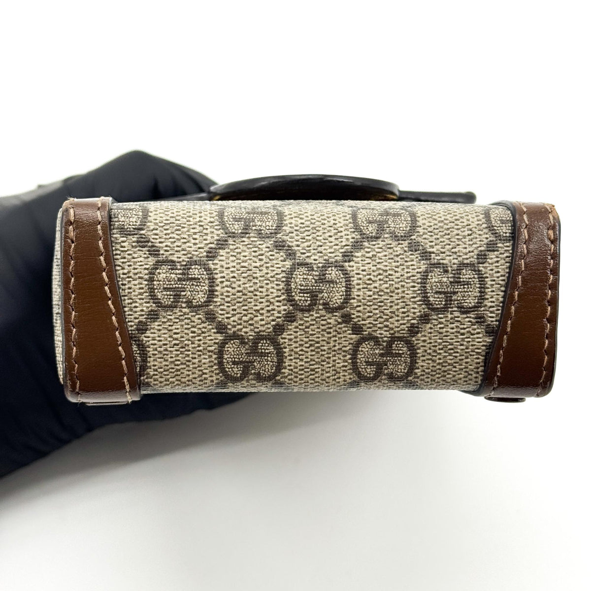 Gucci Horsebit 1955 Mini Crossbody Bag Beige Brown