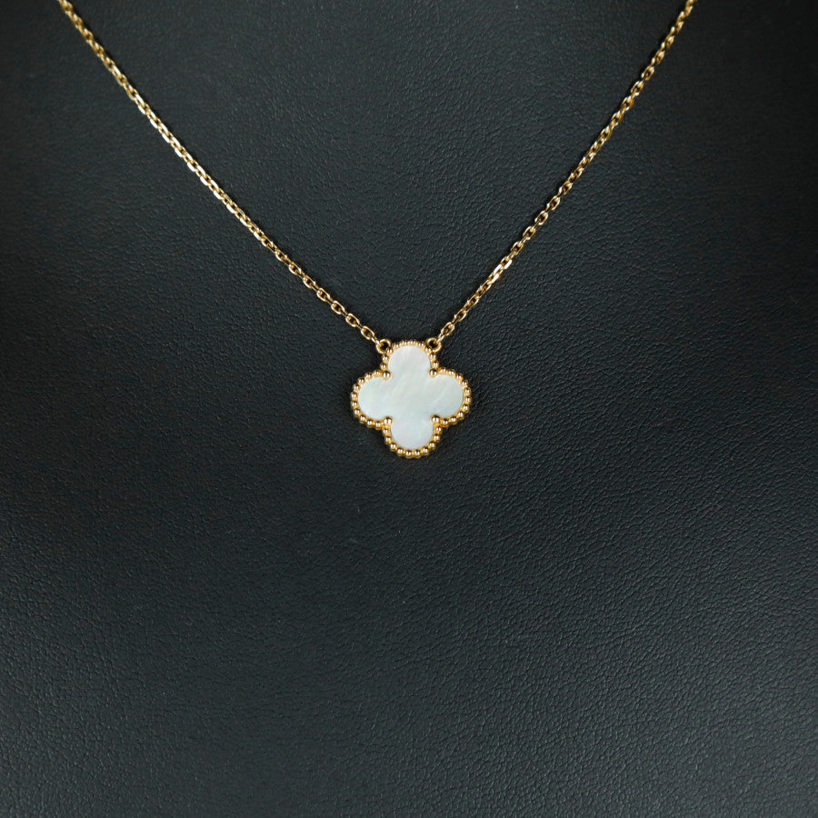 Anne Arpels Vintage Alhambra Mother-of-Pearl Necklace