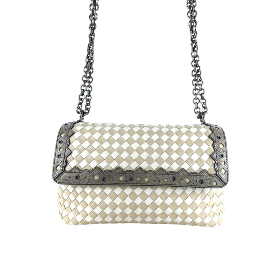 Intrecciato Flap Shoulder Bag Crossbody Bag 549827