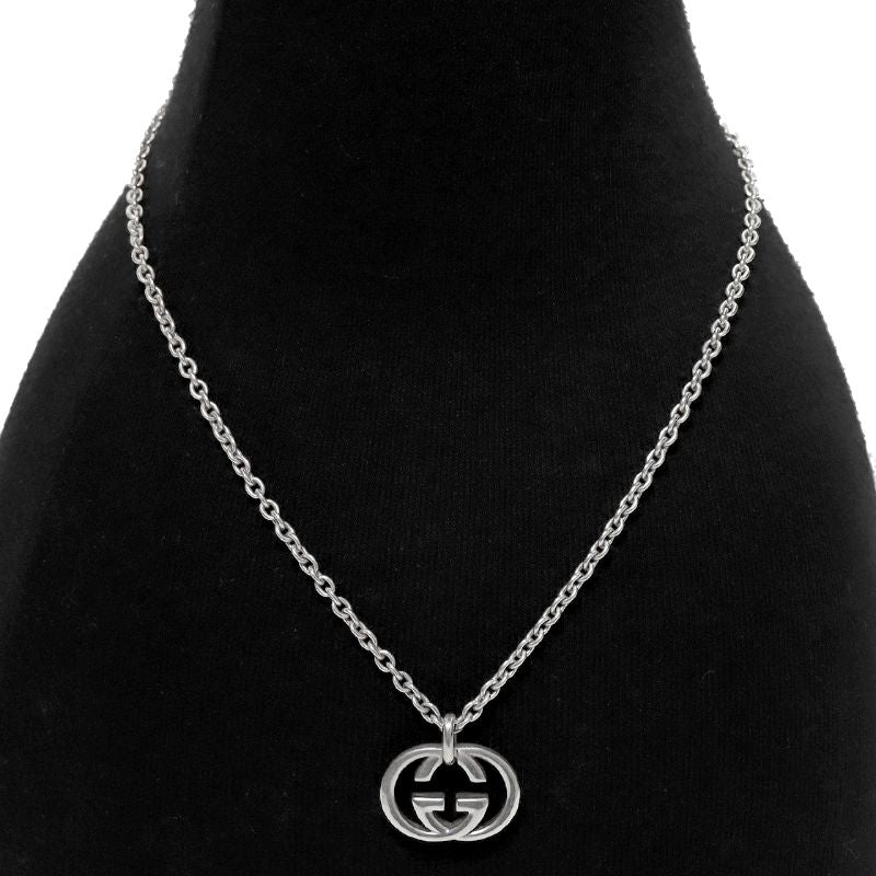 Gucci Interlocking G Silver Necklace
