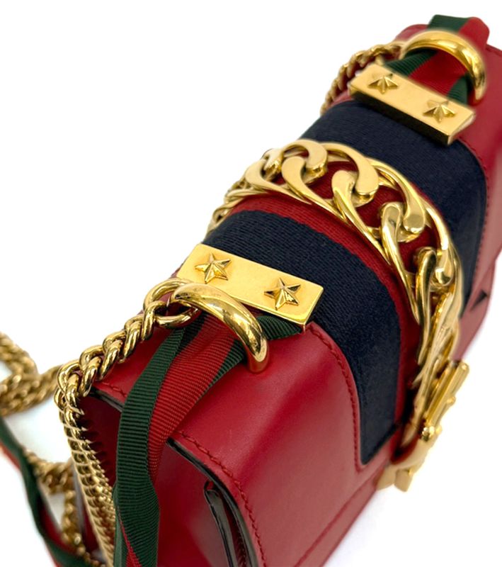 Gucci Red Sylvie Bag