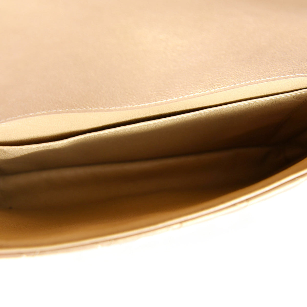 Double flap shoulder bag