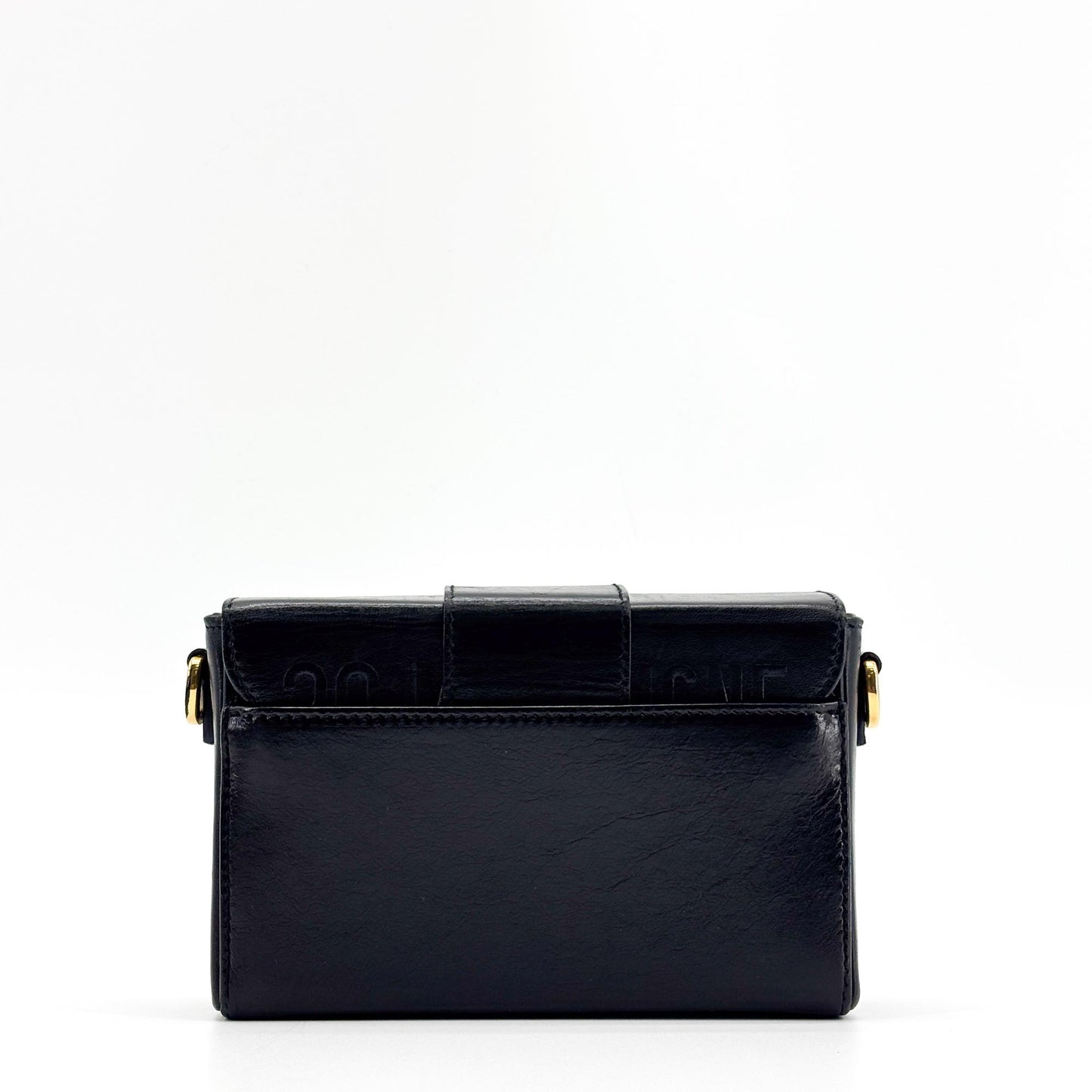 Dior 30 Montaigne Box Bag Black Box Calfskin