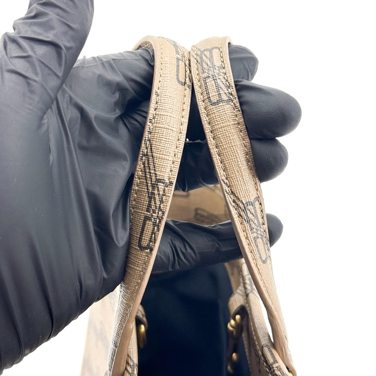 Balenciaga BB Monogram Signature XS Tote Bag Brown