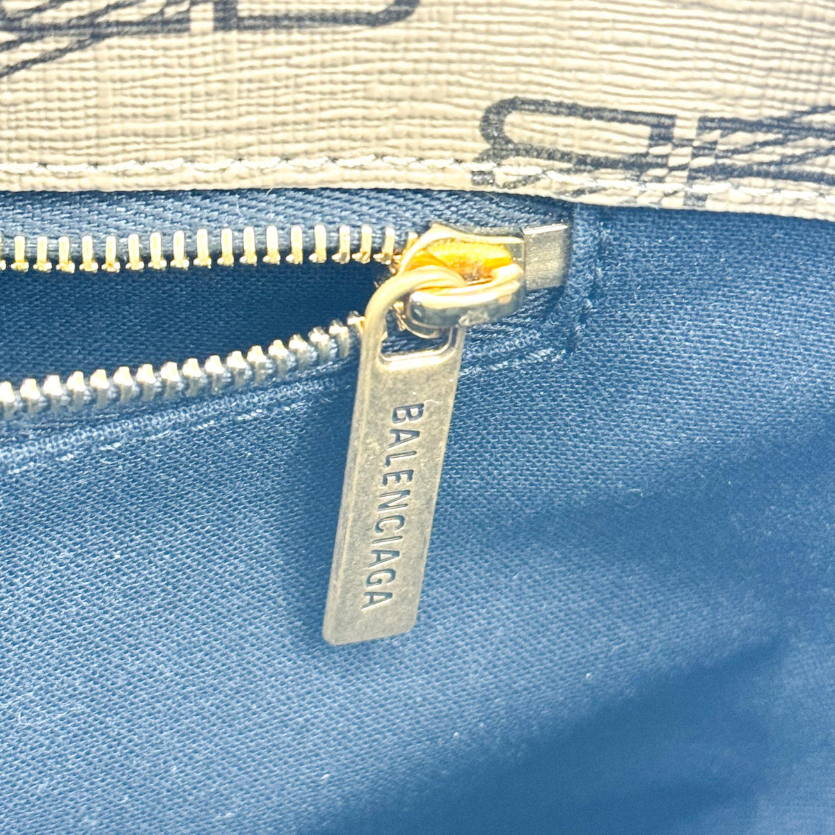 Balenciaga BB Monogram Signature XS Tote Bag Brown