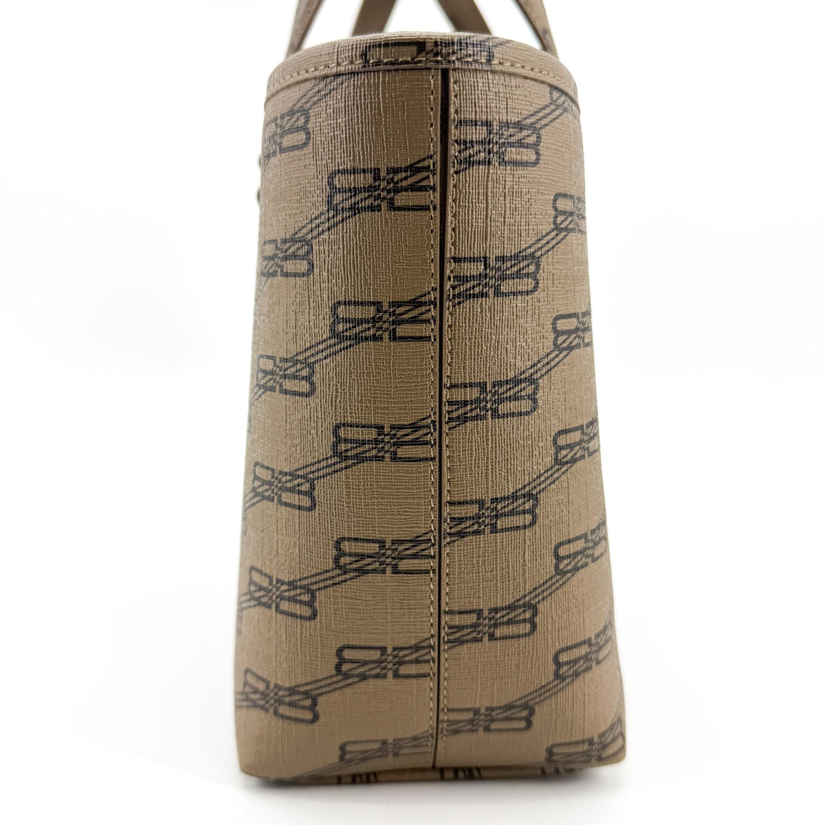Balenciaga BB Monogram Signature XS Tote Bag Brown