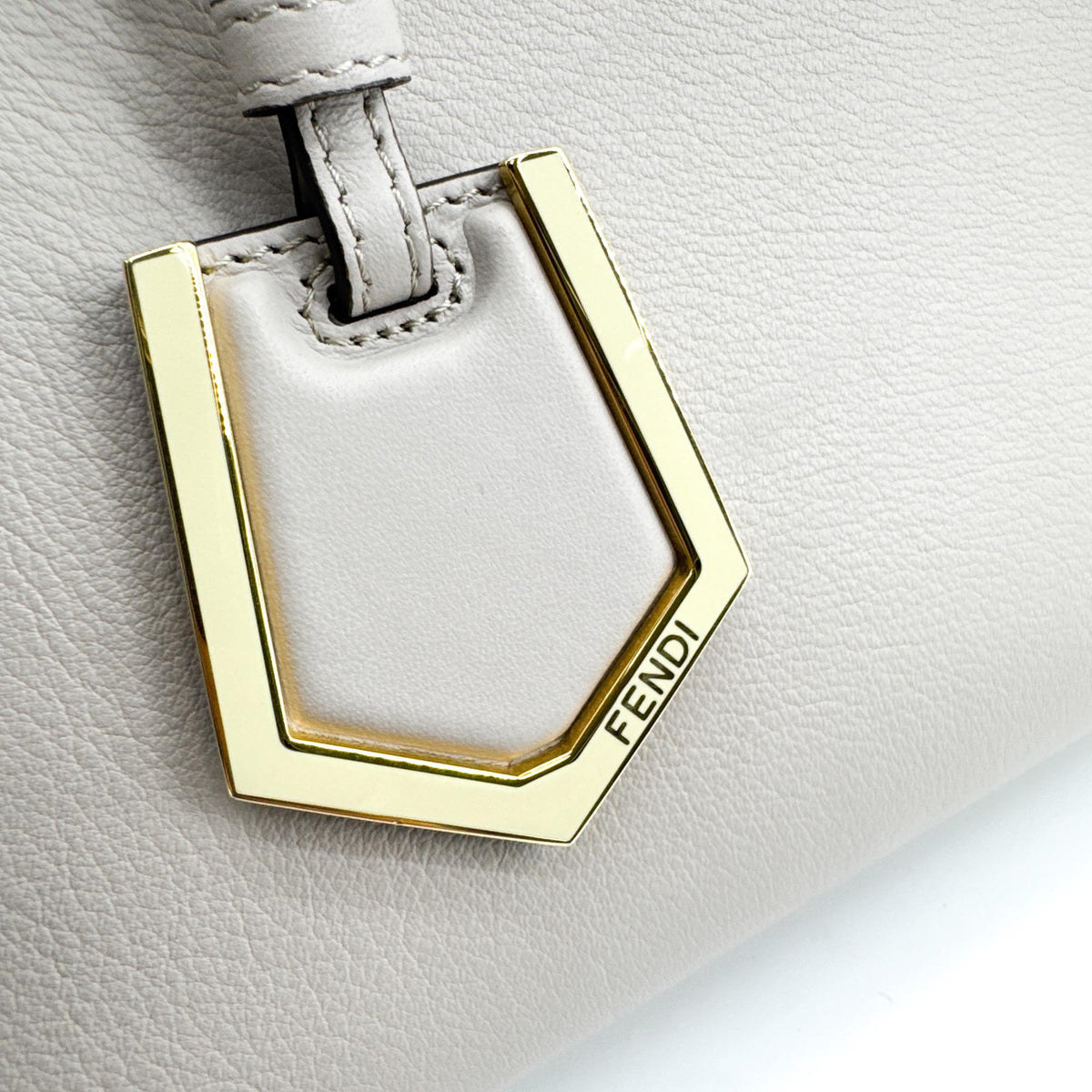 Fendi Petit Toujours Crossbody Tote Bag Grayish Beige