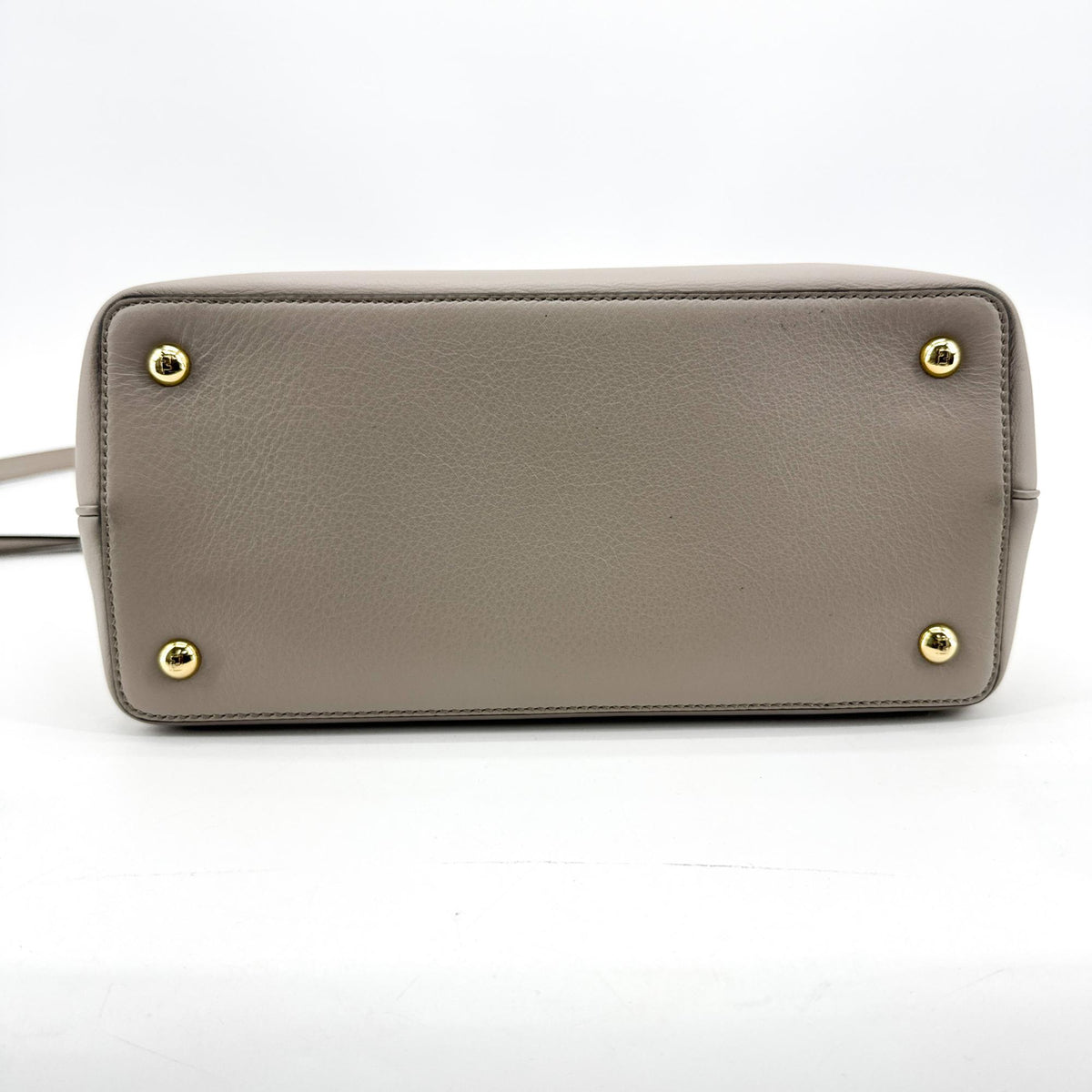 Fendi Petit Toujours Crossbody Tote Bag Grayish Beige