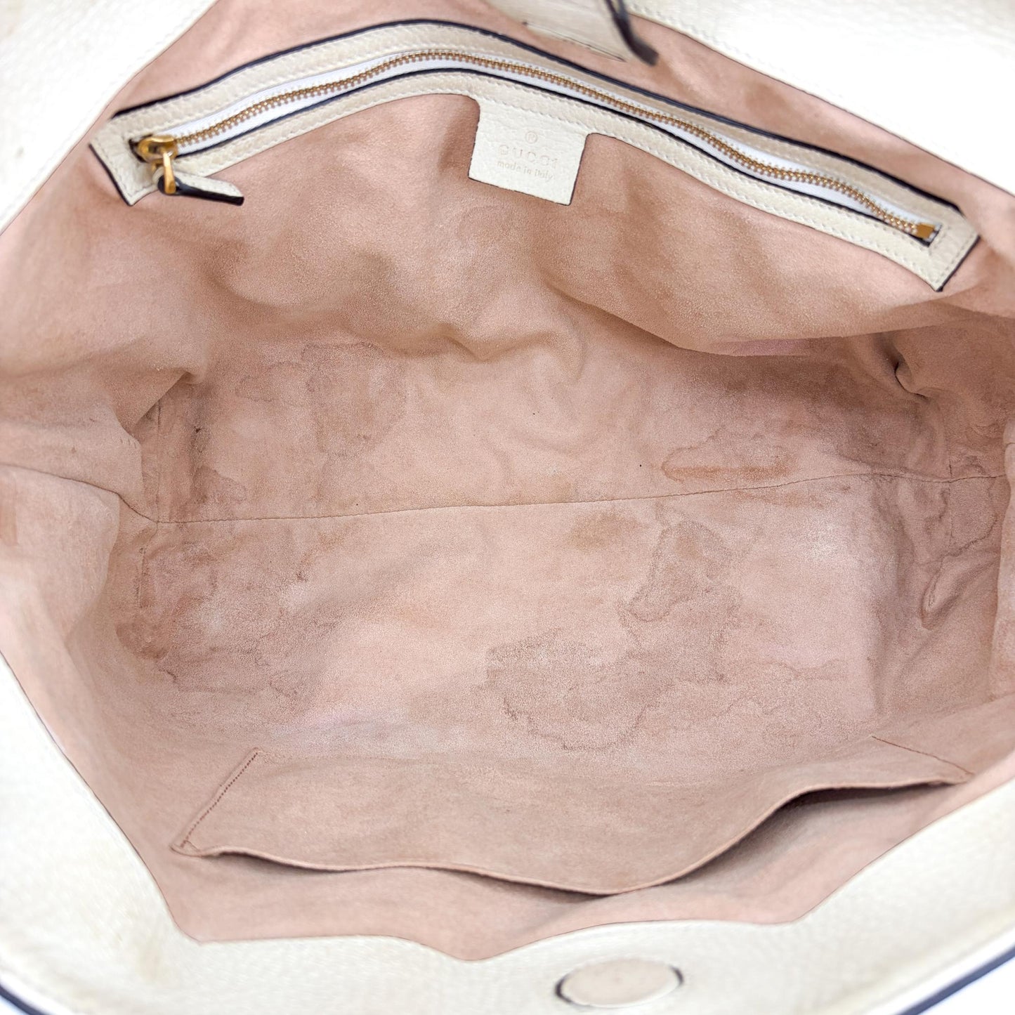 Gucci Ophidia GG Medium Tote Bag White