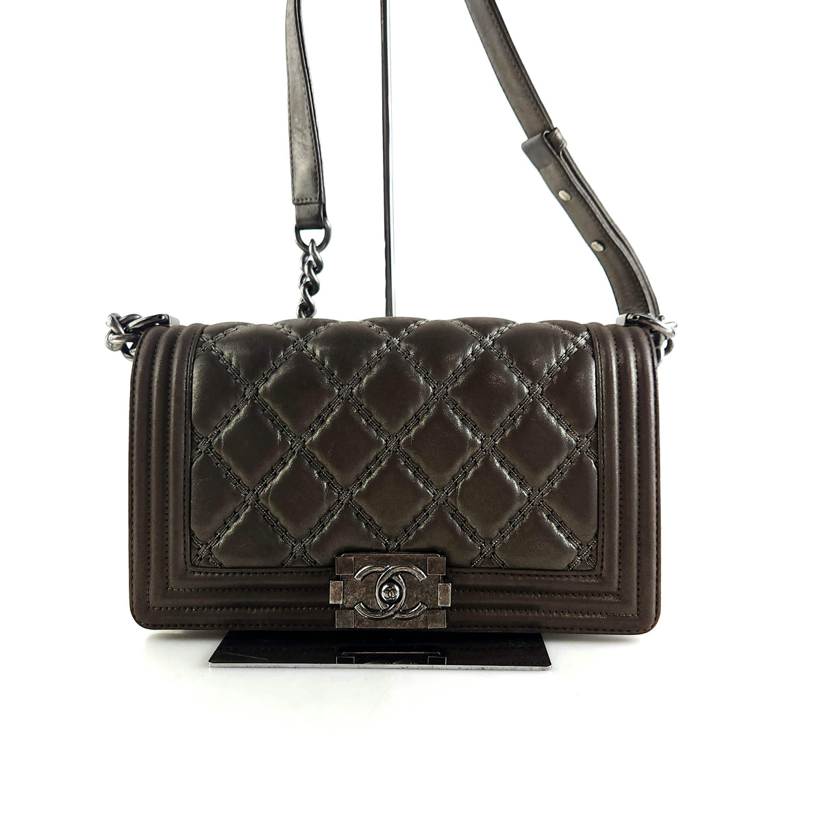 Medium Boy Wild Stitch Flap Shoulder Bag Crossbody Bag