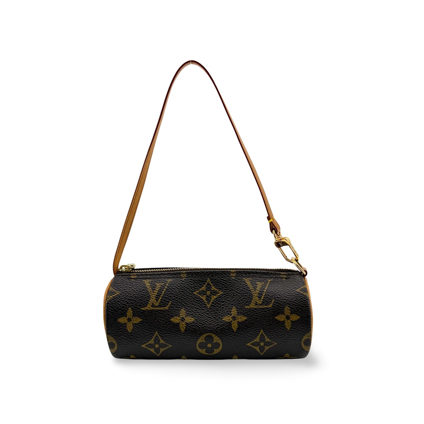 Louis Vuitton Monogram Mini Papillon Shoulder Bag Brown