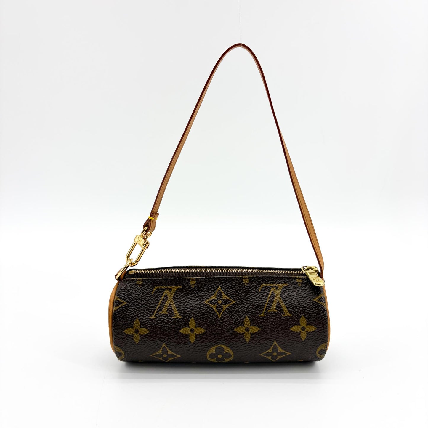 Louis Vuitton Monogram Mini Papillon Shoulder Bag Brown