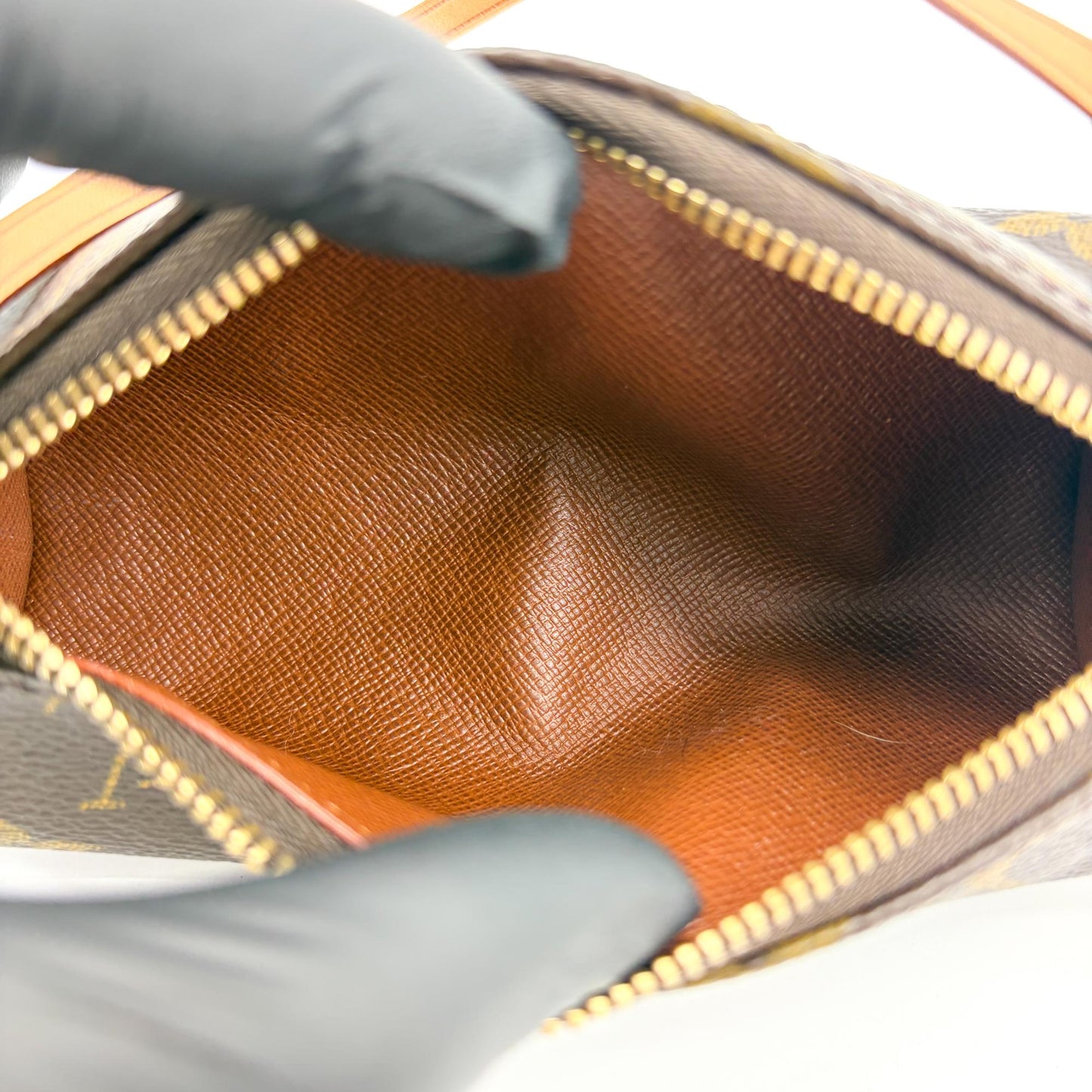 Louis Vuitton Monogram Mini Papillon Shoulder Bag Brown