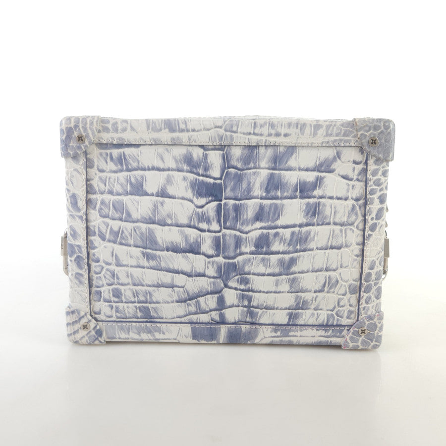Exotic Alligator Crocodile Soft Trunk Shoulder Bag Crossbody Bag