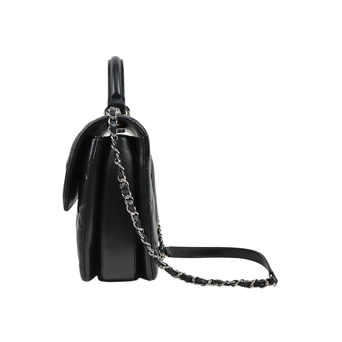 Chanel Black Lambskin Trendy CC Tote Bag