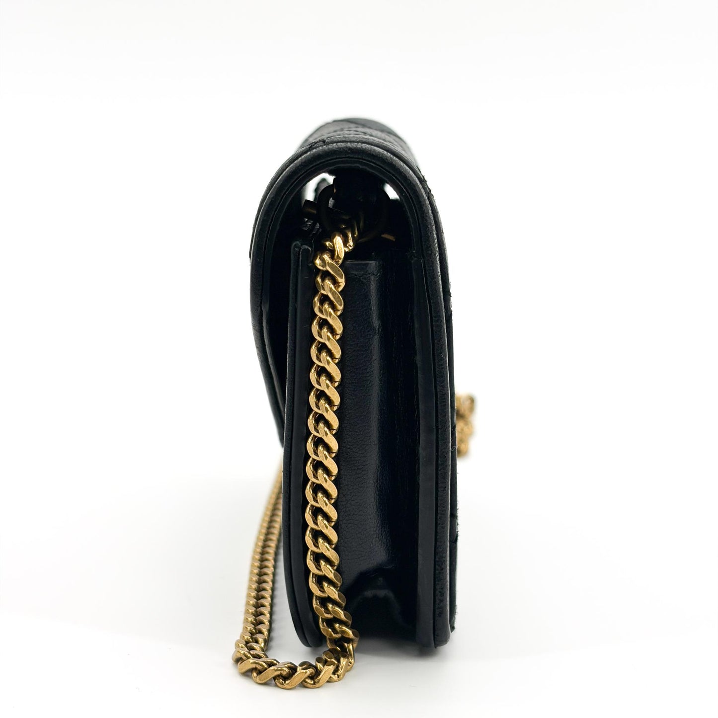 Saint Laurent Gaby Micro Bag Quilted Lambskin Black