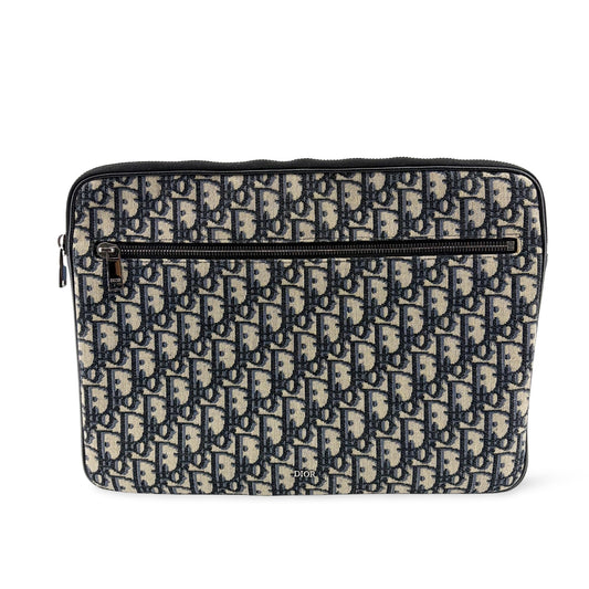 Dior Oblique A4 Document Holder Navy