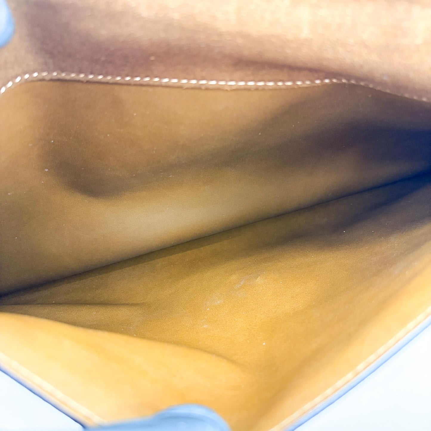 Valextra Suede Briefcase Brown