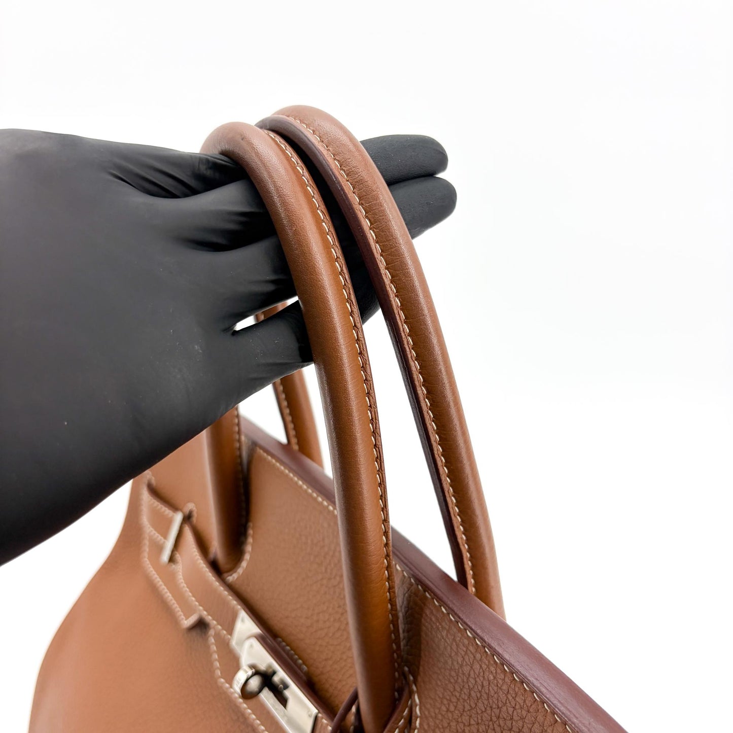 Hermès Birkin 35 Togo Brown Silver Hardware