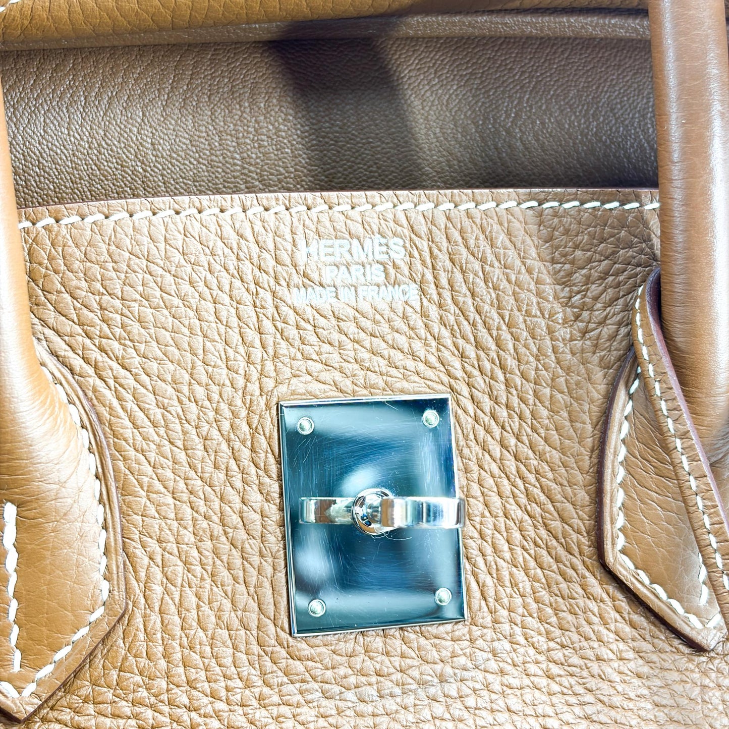 Hermès Birkin 35 Togo Brown Silver Hardware