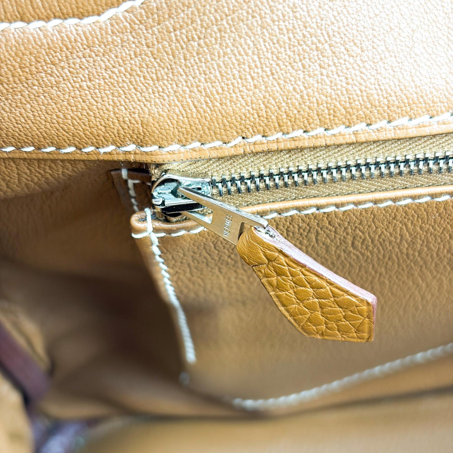 Hermès Birkin 35 Togo Brown Silver Hardware