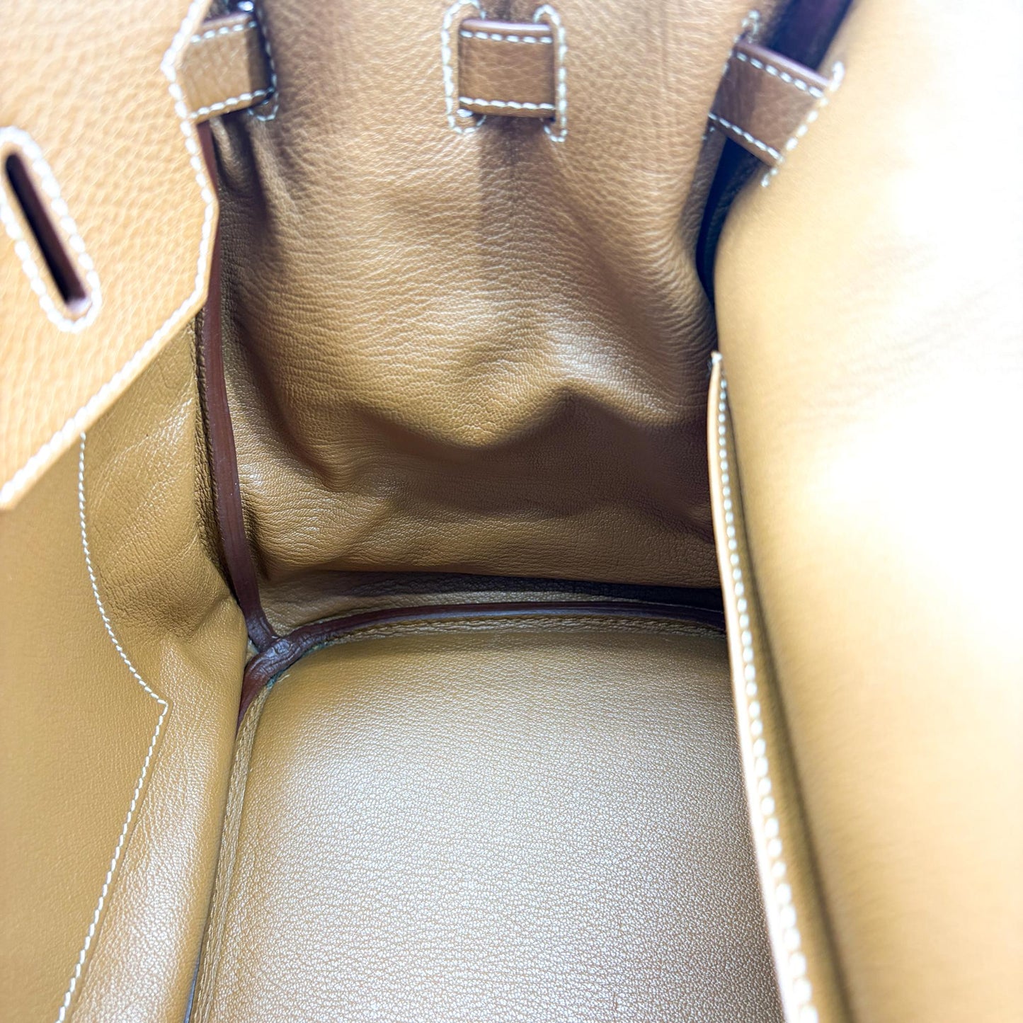 Hermès Birkin 35 Togo Brown Silver Hardware