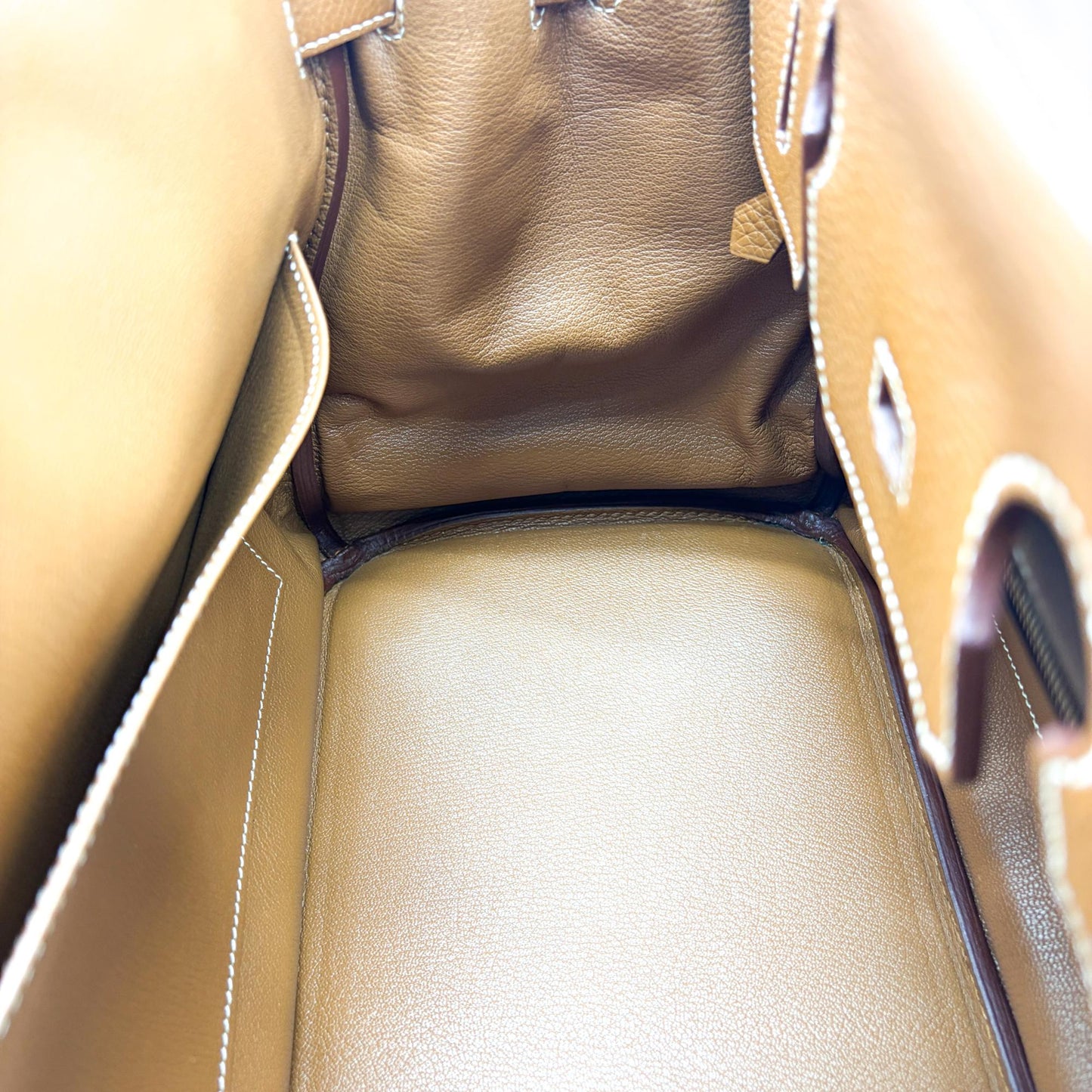 Hermès Birkin 35 Togo Brown Silver Hardware