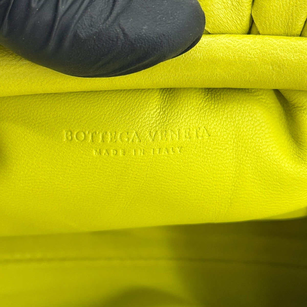 Bottega Veneta Intrecciato Mini Clutch Green